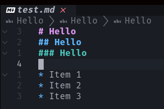 Markdown test 1