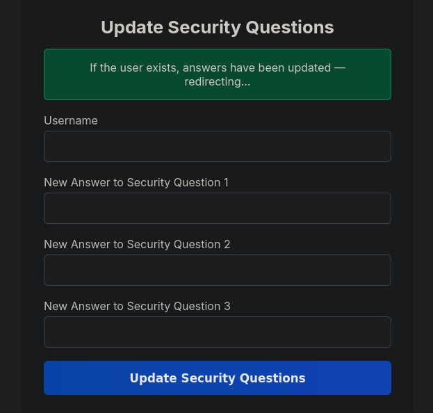 Security questions modified 2