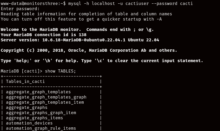 Accessing the DB