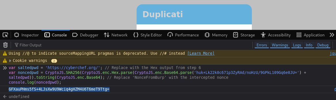 Javascript variables