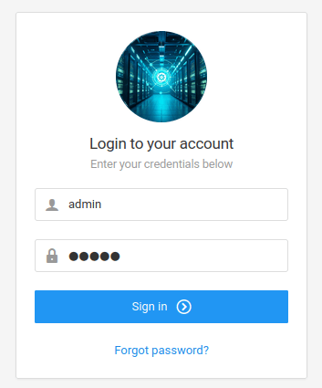 Login form